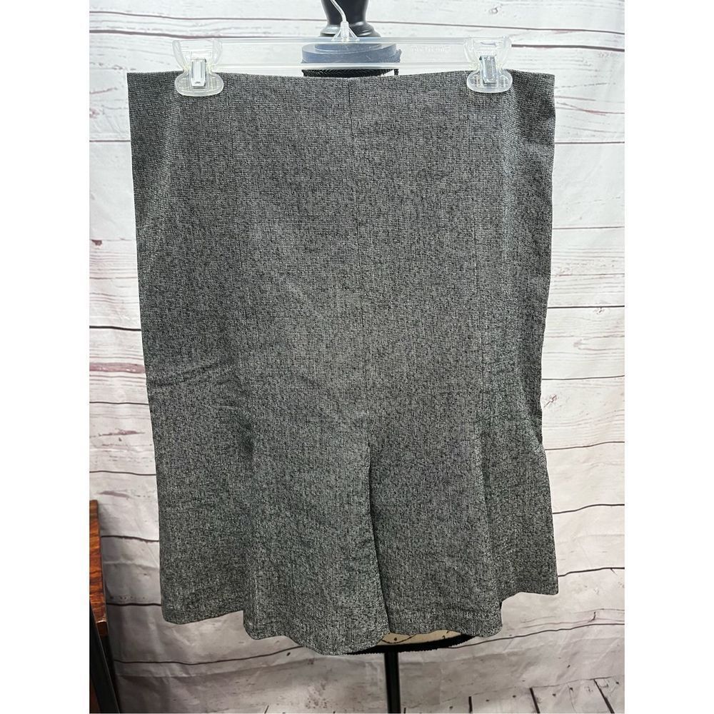 White House Black Market Gray‎ Tweed Career Skirt - Women's Size 6